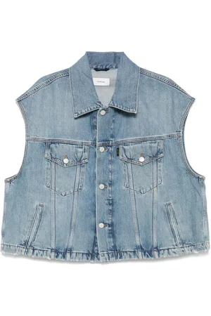 haikure Indigo Buttoned Waistcoat
