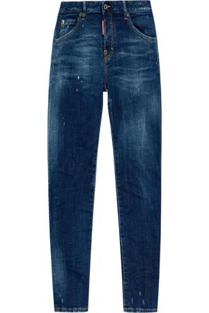Dsquared2 Indigo Distressed Denim Jeans