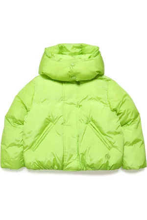 Maison Margiela Logo Hooded Padded Jacket