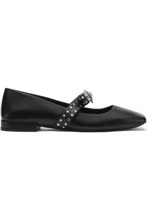 VERSACE Ballerinas, female, , 4 1/2 UK, Leather Ballerina Shoes