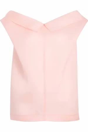 Khaite Sleeveless Tops, female, , S, Silk Off-Shoulder Blouse