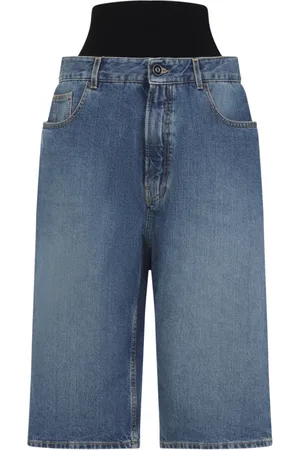 Alaïa Denim Shorts, female, , XS, Bermudas Women