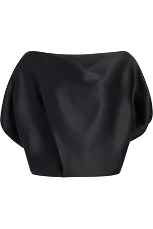 Khaite Silk Boat Neck Blouse
