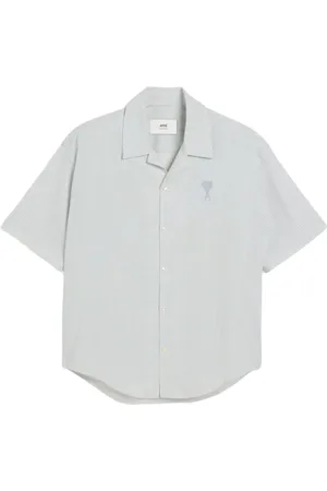 Ami Short-sleeve Cuban collar shirt logo pattern