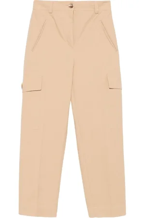Twin-Set Straight Trousers, female, , M, Cargo Trousers in cotton gabardine