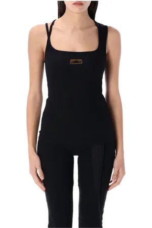 OTTOLINGER Sleeveless Tops, female, , XS, Rib Tank Top Square Neckline