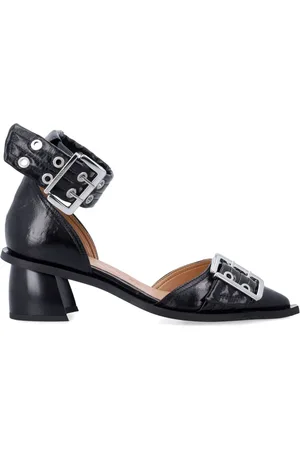 Ganni Pumps, female, , 3 UK, Closed Toe Pumps with Ankle Straps