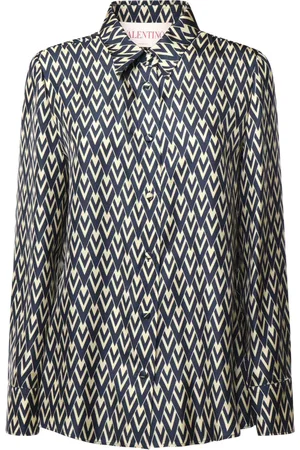 VALENTINO GARAVANI Shirts, female, , S, Silk Slim Fit Shirt
