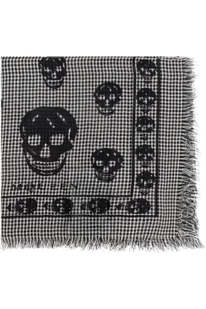 Alexander McQueen Scarves, male, , ONE SIZE, Wool scarf