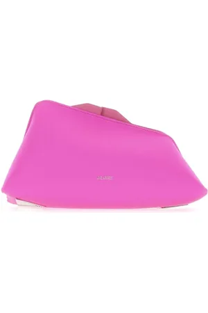 The Attico Fuchsia Kiss-Lock Metal Feet Bag