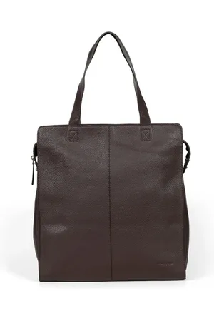 Howard London Dark Leather Tote Bag