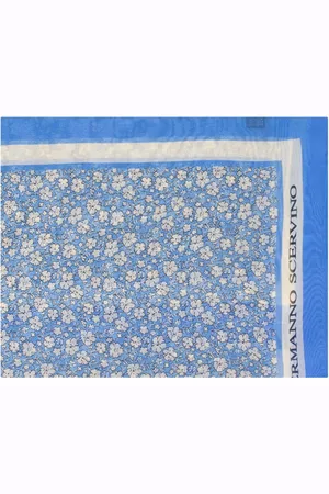 ERMANNO SCERVINO Silky Scarves, female, , ONE SIZE, Silk Chiffon Floral Print Scarf