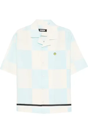 BARROW Plaid Print Short Sleeve Shirt