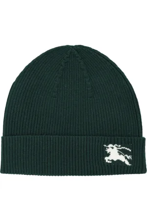 Burberry Ribbed Wool Beanie Ivy Aw24