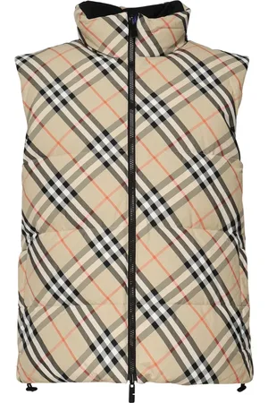 Burberry Vests, male, , XL, Vintage Check Zip Jacket