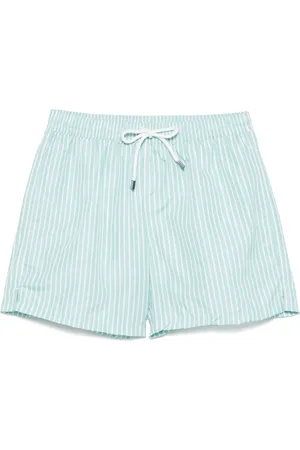 FEDELI Beachwear, male, , XL, Polyester Swim Shorts with Elastic Belt
