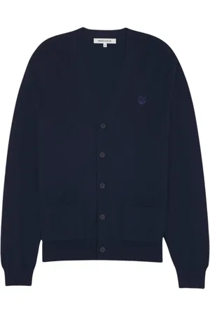 Maison Kitsuné Cardigans, male, , L, Wool Fox Cardigan