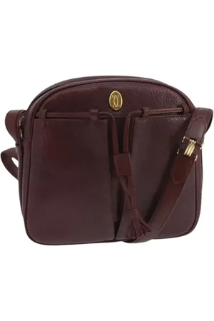 Cartier Pre-owned Cross Body Bags, female, , ONE SIZE, Pre-owned Leather shoulder-bags