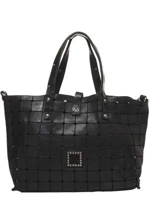 Campomaggi Leather Shopper with Stud Details