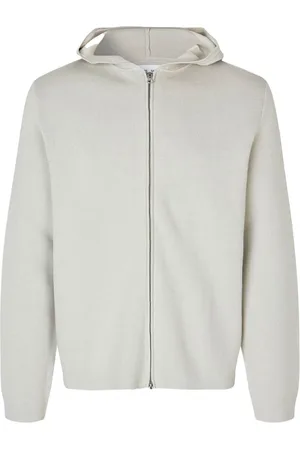 Samsøe Samsøe Zip-throughs, male, , S, Cotton Hoodie with Zip Closure
