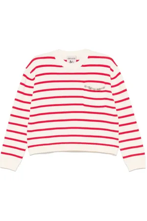SEMICOUTURE Crystal Embellished Crew Neck Jumper