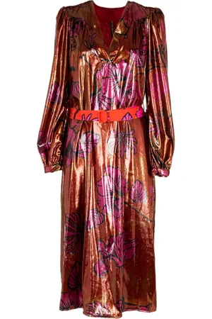 Manila Grace Printed Long Dress for Women