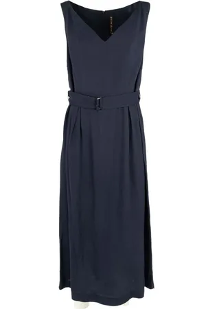 Manila Grace Midi Dresses, female, , XS, Sleeveless Dress with Belt