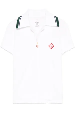 Casablanca Monogram Short-Sleeved Shirt Zip