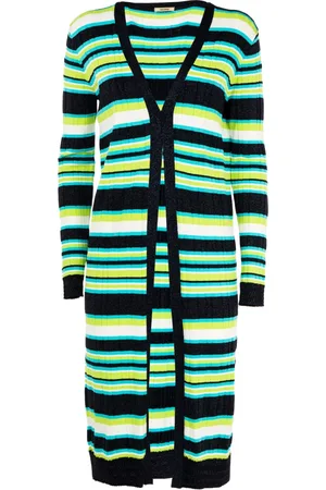 Fracomina Striped Long Cardigan
