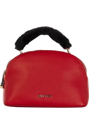 Blugirl Handbags, female, , ONE SIZE, Womens Handbag with Shoulder Strap - Fur Handle