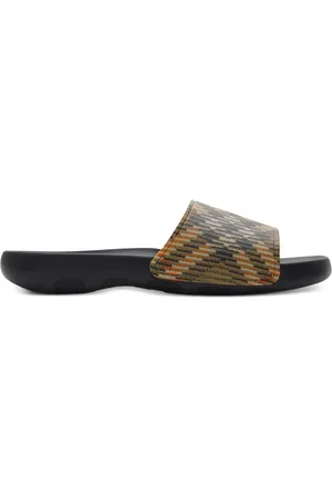 Burberry Sliders, female, , 6 UK, Sandals with Squared Toe