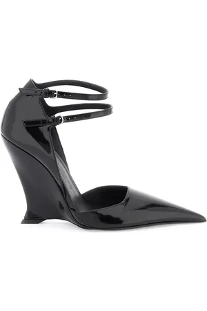 Salvatore Ferragamo Wedges, female, , 3 UK, Vidya Patent Leather Sandals