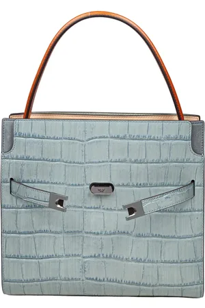 Tory Burch Handbags, female, , ONE SIZE, Crocodile Print Leather Handbag