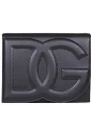 Dolce & Gabbana Wallets & Cardholders, female, , ONE SIZE, Leather Crossbody Bag with DG Logo
