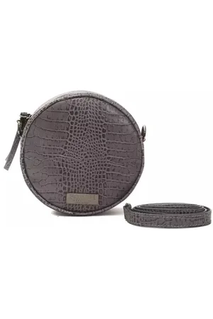 POMPEI DONATELLA Croc-Embossed Crossbody Bag