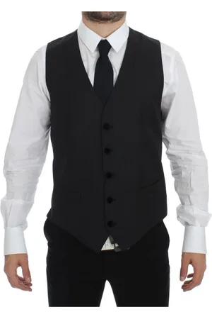 Dolce & Gabbana Suit Vests, male, , M, Wool Vest Elegant Style