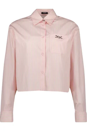 VERSACE Chain Print Long Sleeve Shirt