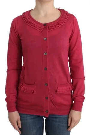 John Galliano Ruffled Wool Cardigan in