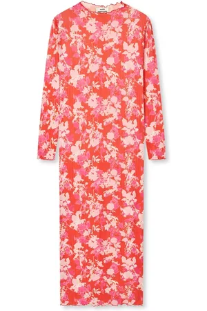 Mads Norgaard Fiery Long Sleeve Dress