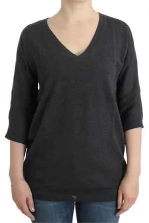 Costume National V-neck Knitwear, female, , M, Luxurious V-Neck Jumper in Alpaca Blend