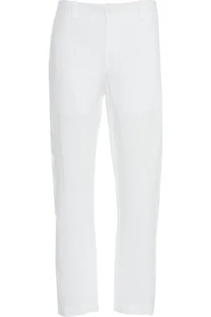 TRANSIT Slim-fit Trousers, male, , M, Linen Wide Leg Trousers