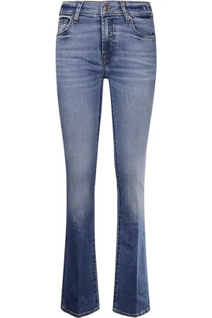 7 for all Mankind Groovy Mid Rise Bootcut Jeans