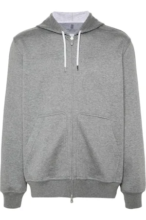 Brunello Cucinelli Zip-throughs, female, , L, Hoodie Sweatshirt for Stylish Comfort