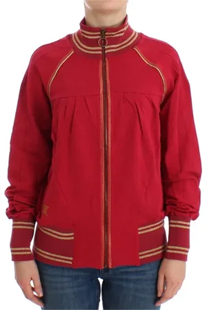 John Galliano Elegant Zip Cardigan with Logo Details