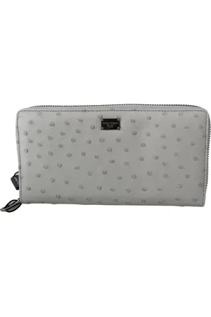 Dolce & Gabbana Wallets & Cardholders, male, , ONE SIZE, Elegant Ostrich Leather Continental Wallet
