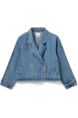 Sofie Schnoor Denim Jackets, female, , M, Denim Jacket with Fine Buttons