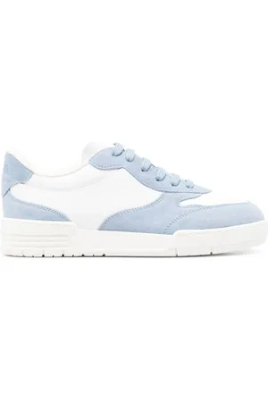 Moschino Lace-Up Branded Heel Trainers