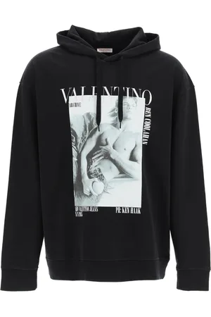 VALENTINO Hoodies, male, , S, Graphic Printed Sweatshirt