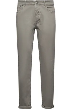 Brunello Cucinelli Chinos, male, , 2XL, Asymmetric Button-Front Silk Blouse
