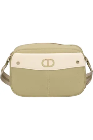 Twin-Set Shopping Bag with Oval T Logo